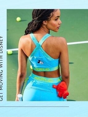 Disney x Outdoor Voices Mickey Mouse Sports Bra & Shorts Set NWOT Medium/Large